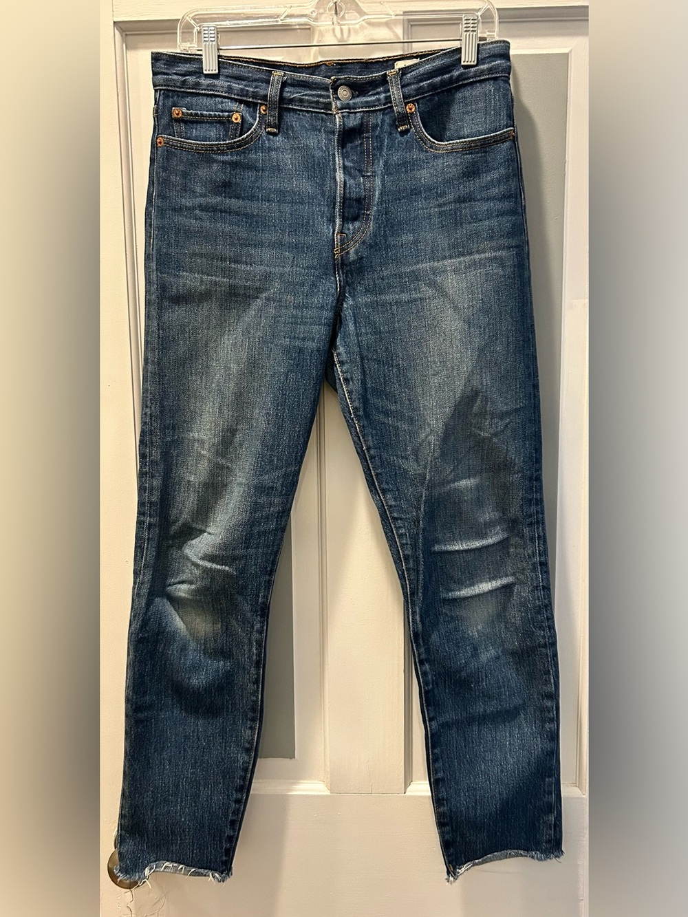 Levi’s wedgie jeans white oak cone denim 29